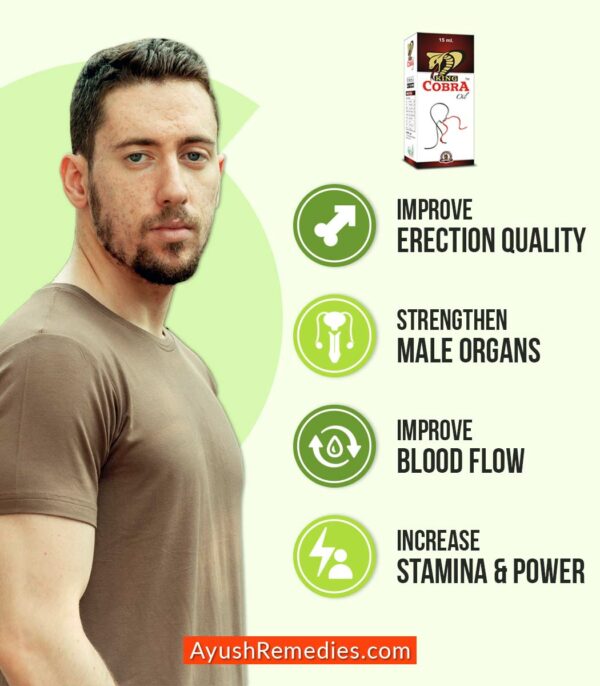 King Cobra Oil, Herbal Erectile Dysfunction Oil for Erection Problems